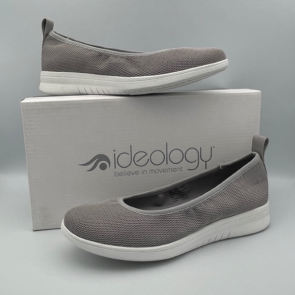 ideology Women's Shoe Lily Fabric Round Toe Slide Flats Slate Size 6.5 M US - Picture 1 of 8